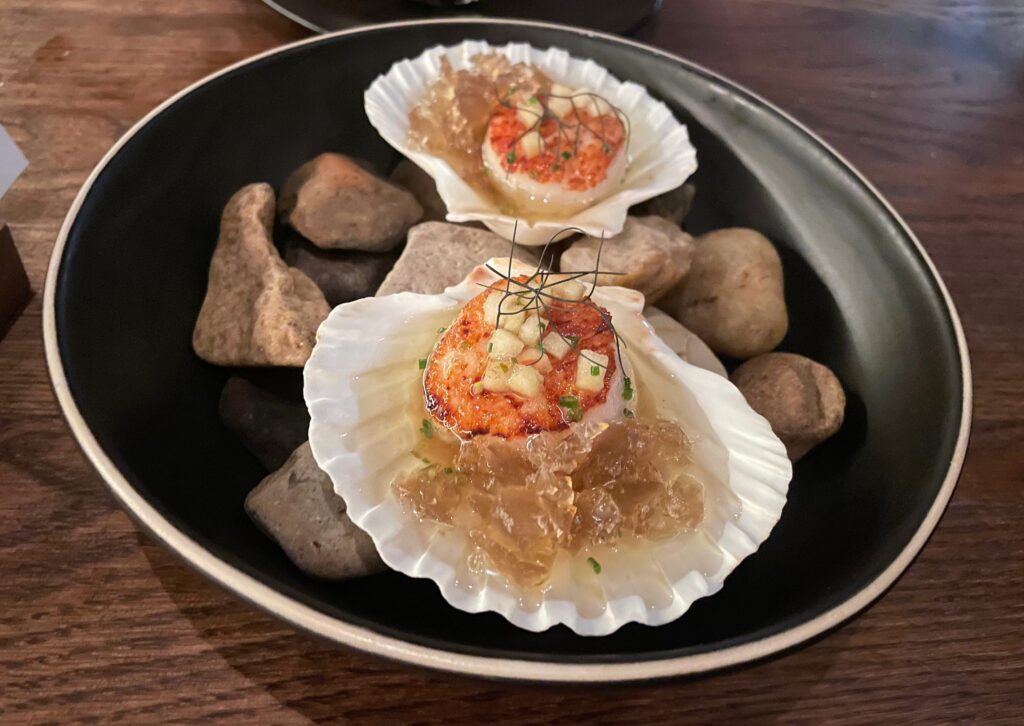 scallops dish