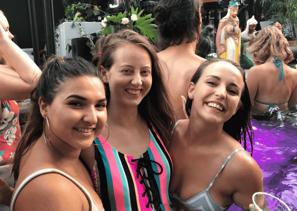 pool party at w hotel