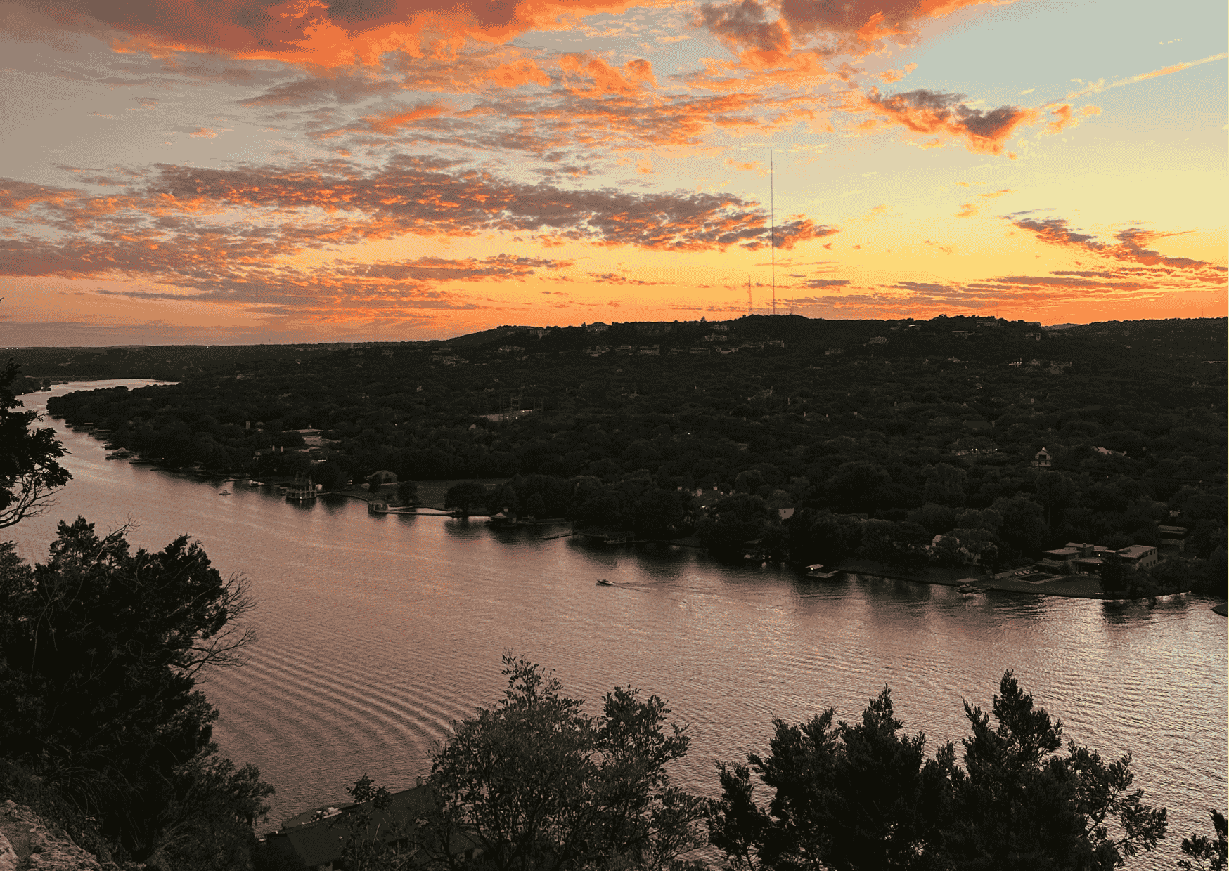 mount bonnell sunset austin